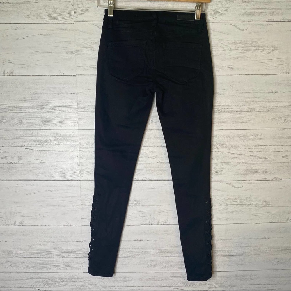 BlankNYC NWT skinny lace calf black jeans - Picture 5 of 5